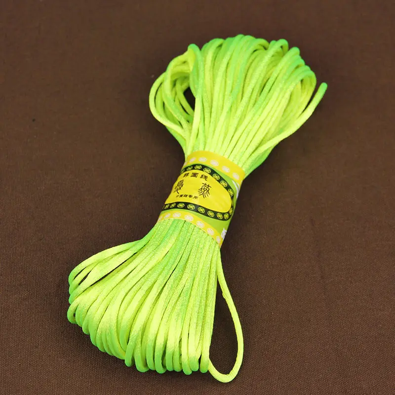 Corda 20 M Nylon Raso Annodamento Cinese Seta Macramè Corda - Foto 5