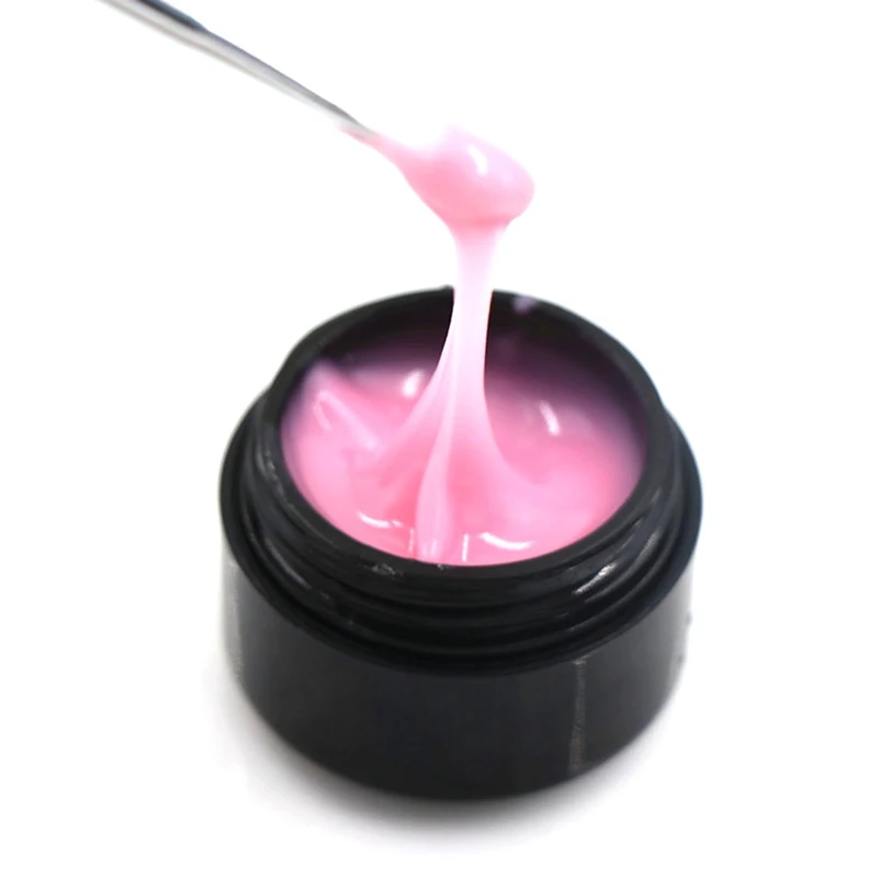 

8 ML Strong Thin Jelly Led UV Soak Off Cover Pink Clear Nail Art Camouflage UV Extend Nail Gel