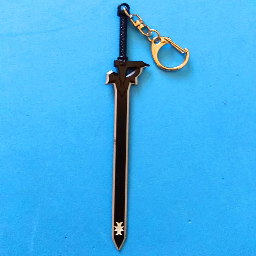 Мини Изысканная модель оружия самурайский брелок в виде меча игры фильма аниме Опора брелок Меч поясная оболочка ключ кулон подарок