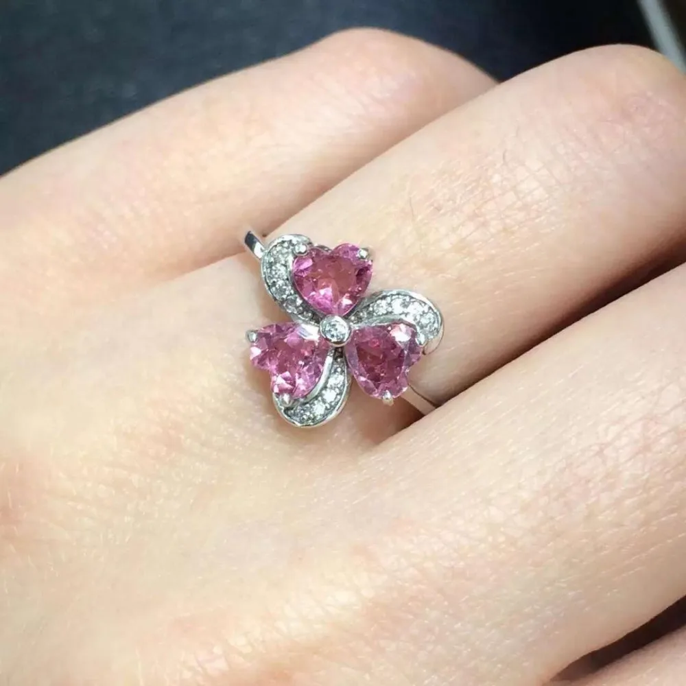 

Anillos Qi Xuan_Trendy Jewelry_Tourmaline Stone Elegant Woman Rings_S925 Solid Sliver Fashion Rings_Manufacturer Directly Sales