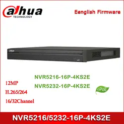 Dahua NVR5216-16P-4KS2E NVR5232-16P-4KS2E 16/32 канала 1U 16PoE 4 K и H.265 Pro сети видео Регистраторы