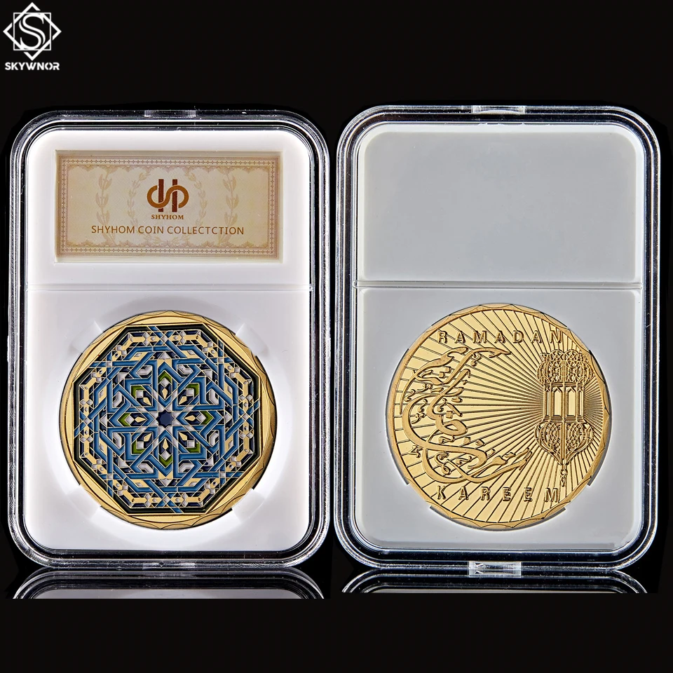 Saudi Arabia Ramadan Kareem Festival Islam Muslim 1OZ Commemorative Gold Coin Believer Pray Gifts | Дом и сад