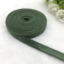 5 yds 3/" темно-зеленая лента из спандекса многогранная складывающаяся эластичная лента для шитья заколки для волос аксессуары для талии аксессуары для одежды