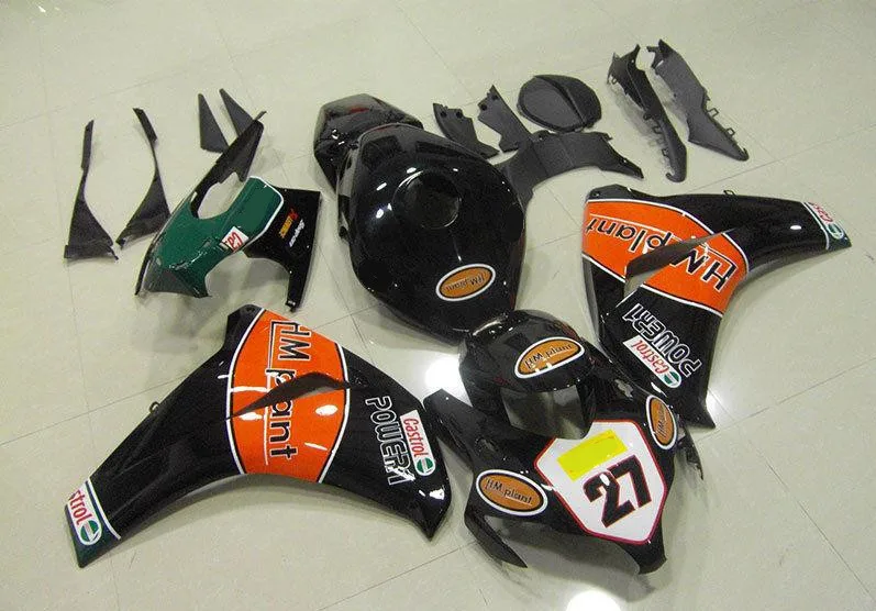 

New ABS Fairings For CBR1000RR CBR1000 CBR 1000 RR 2008 2009 2010 2011 ABS Injection Fairing Bodywork Kit Custom Orange black