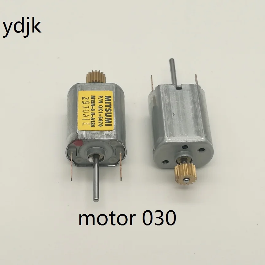 2 шт./лот двигатель 030 12VDC двойной выходной вал микро мотор 030 с 15 зубчатой передачей 13500 об/мин