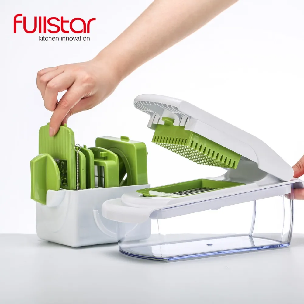 Fatiador de cozinha, mandolin para fatiar, ralar descascar e cortar alimentos, fatiador, ralador, ferramenta de cozinha com 7 lâminas de dicing|vegetable cutter|kitchen toolsmandoline slicer - AliExpress