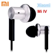 Xiaomi наушники mi IV In-Ear 3,5 мм Гибридный Dyna mi c и два балансных арматурных наушники для водителей с mi crophone для мобильного телефона