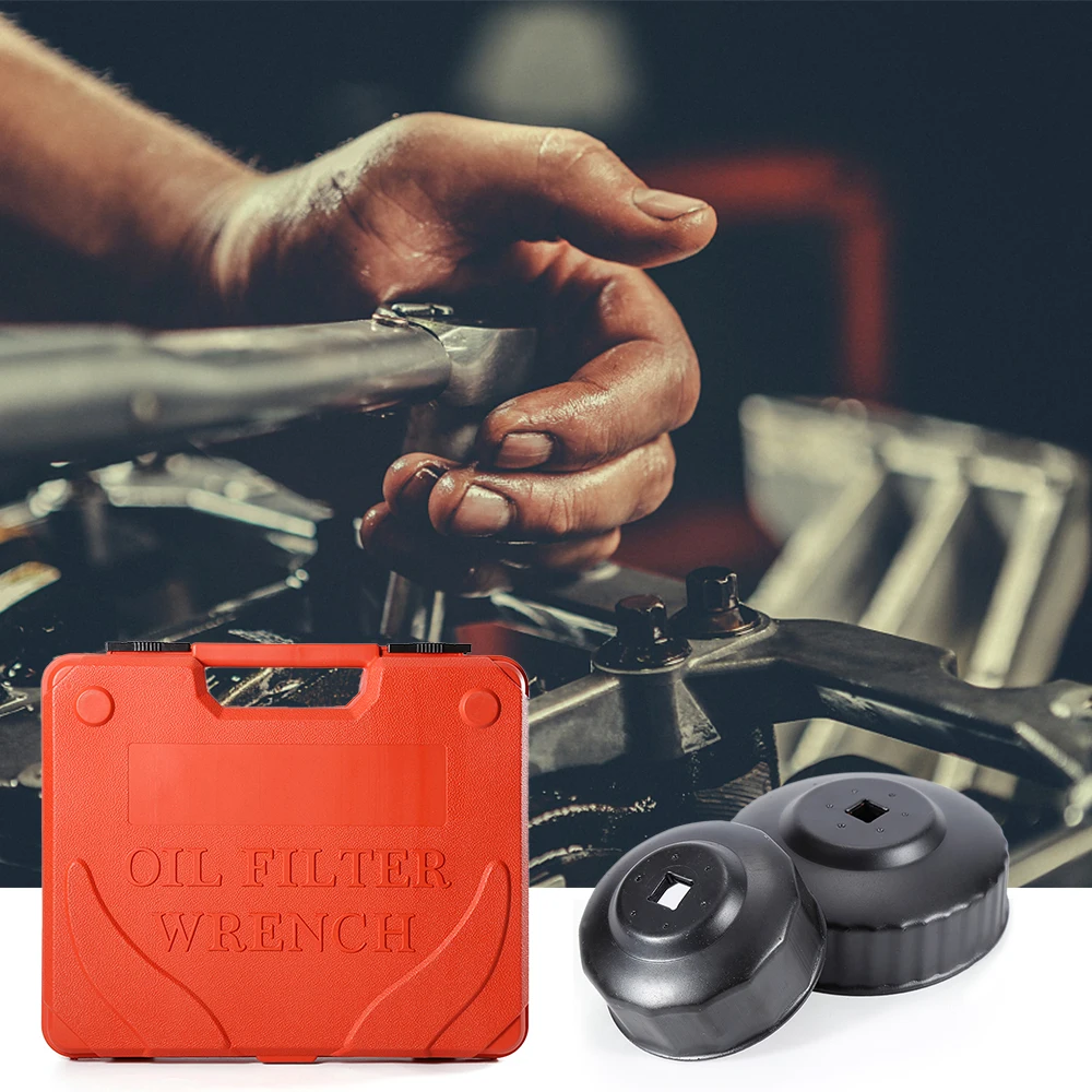 

14 Pcs/set Oil Grid Wrench Bowl Oil Filter Wrench Oil Filter Cup Wrench Machine Filter Wrench Set Car Auto Repair Tool