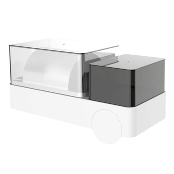 

2 In 1 Waterproof Bathroom Toilet Paper Holder Tissue Box Garbage Bag Storage Box Bathroom Shelf Multifunctional Toilet Paper