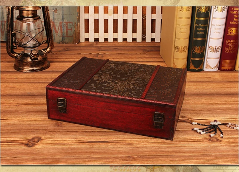 Ретро деревянная коробка для хранения ювелирных изделий, антикварная деревянная коробка для хранения, ID коробка с замком, украшения, косметические коробки, домашний декор, ремесло, подарок