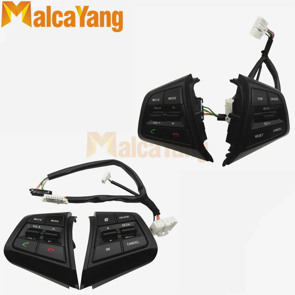 

Steering Wheel For Hyundai ix25 creta 2.0 1.6 Buttons Bluetooth Phone Cruise Control Remote Control button left music button .
