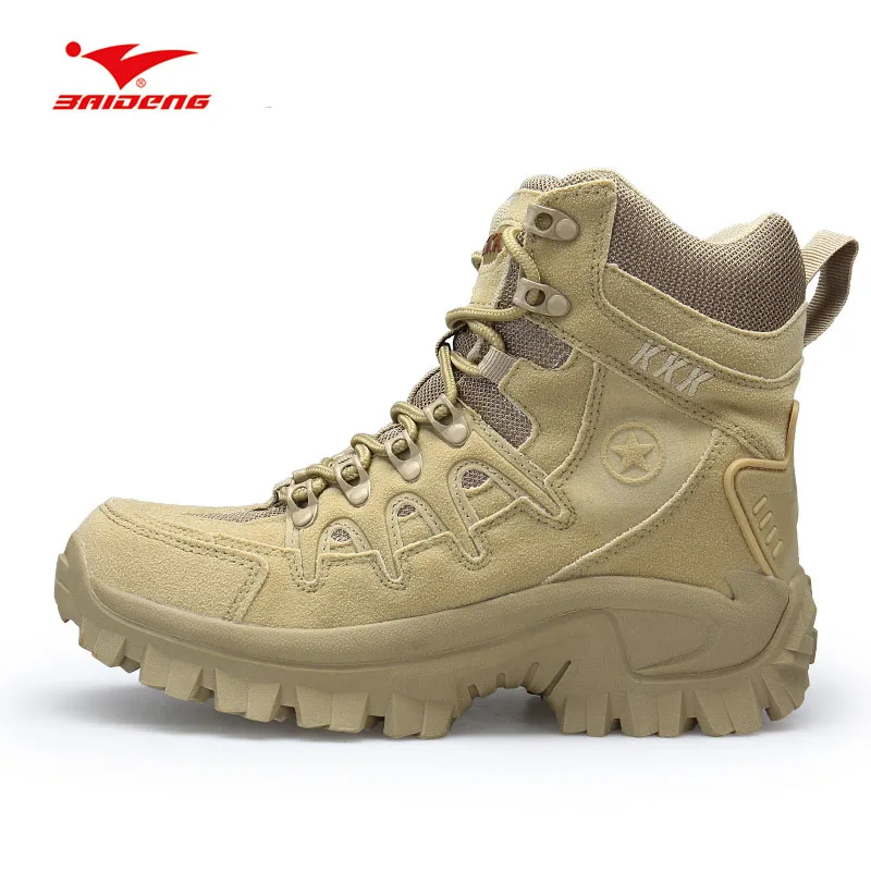 

Waterproof Hiking Shoes For Men Mountain Outdoor Climbing Shoes Quality Desert Trekking Shoes Breathable Hiking Hunting Boots