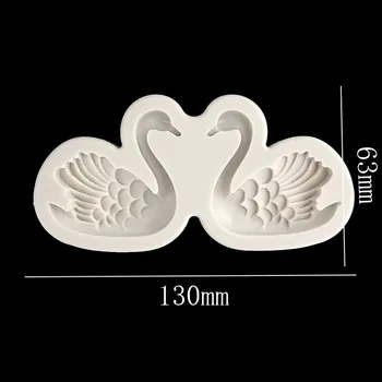 

New 3D beautiful swan gum silicone mold candle mold, Sugarcraft tool, chocolate mold, baking dish
