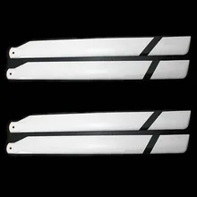 2Pairs 325MM Fiber Glass Main Rotor Blades For Align T rex 450 RC Helicopter