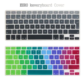 

ES Spain Spanish EURO Enter keyboard Cover for MacBook Air 13 inch A1466 A1369
