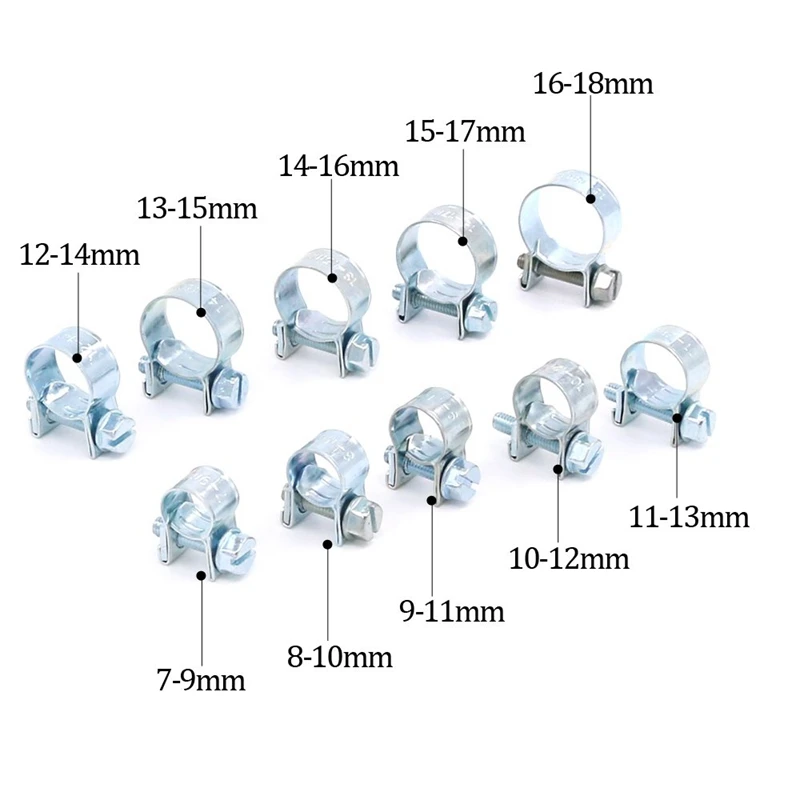78-шт. мини-Инжекторная линия для топлива, стильные хомуты для шлангов, набор для впрыска топлива, набор хомутов для шланга-10 видов O