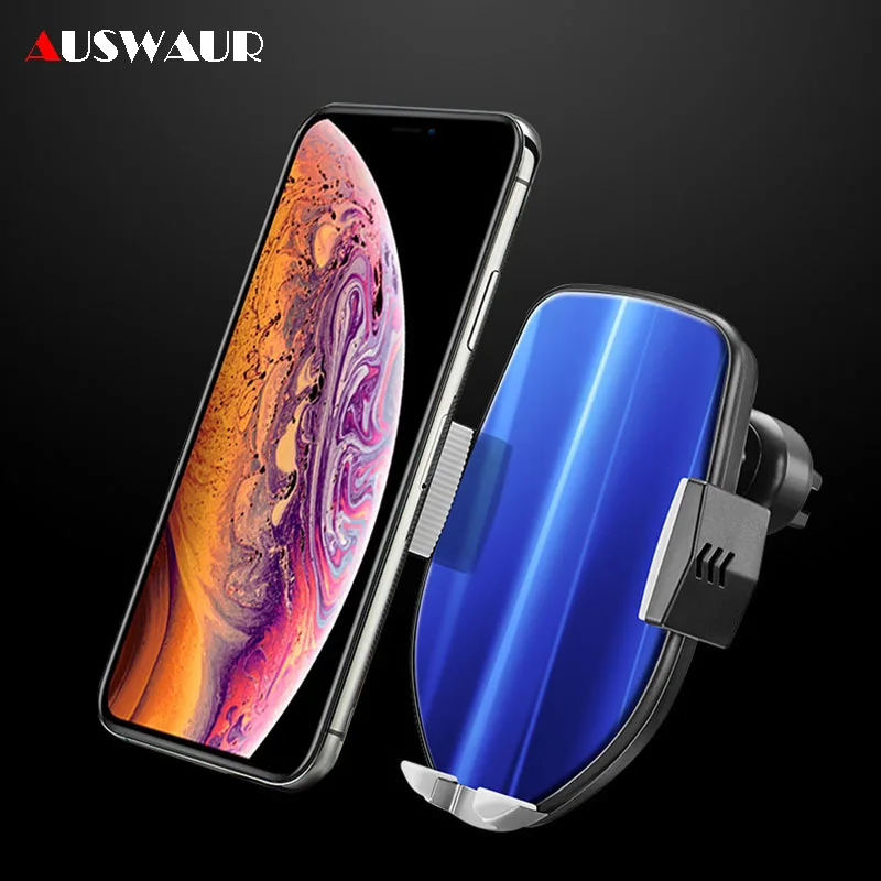 

Fast QI Wireless Car Charger Holder for iPhone Samsung Huawei Xiaomi 10W Fast Airvent Mount Phone Holder Wireless Charger