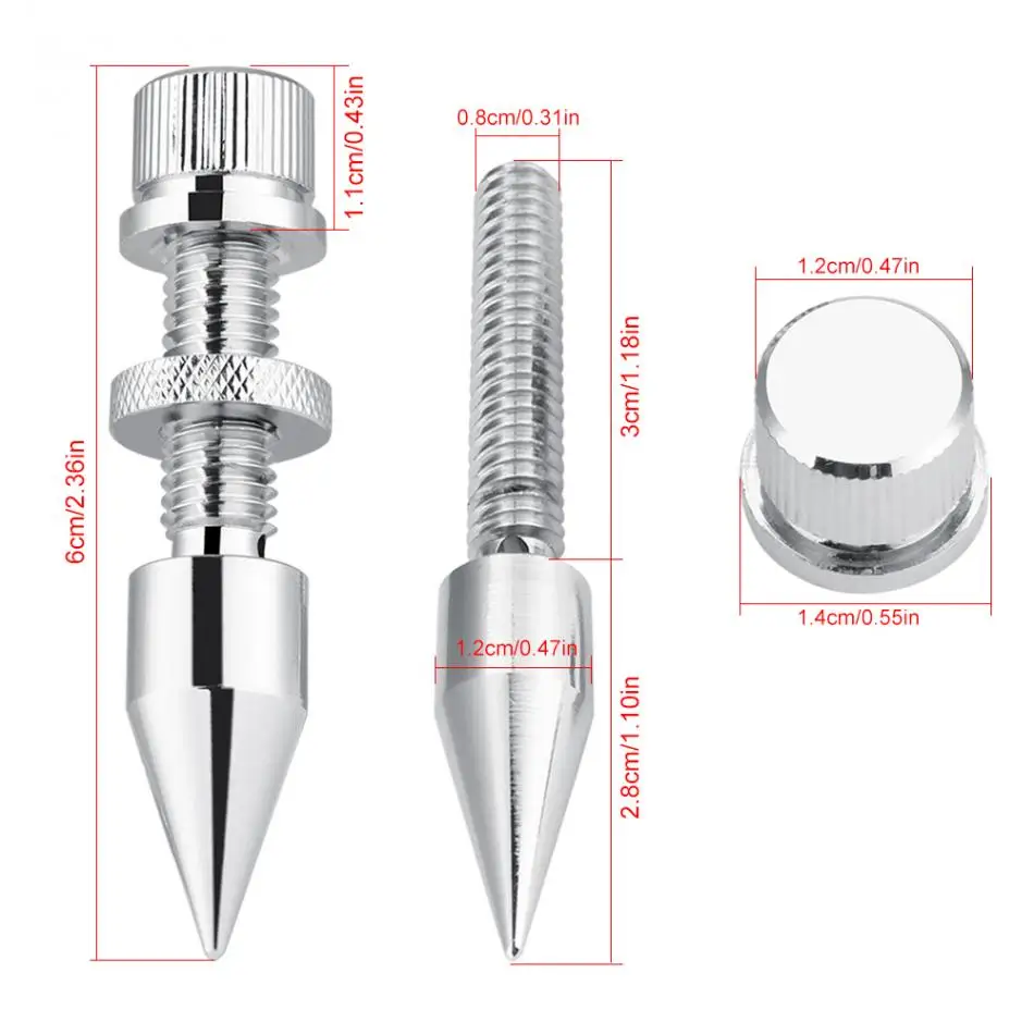 4 шт./компл. Динамик Спайк изоляции шипы подставка для ног, Hi-Fi, Динамик противоударный конус основание накладки