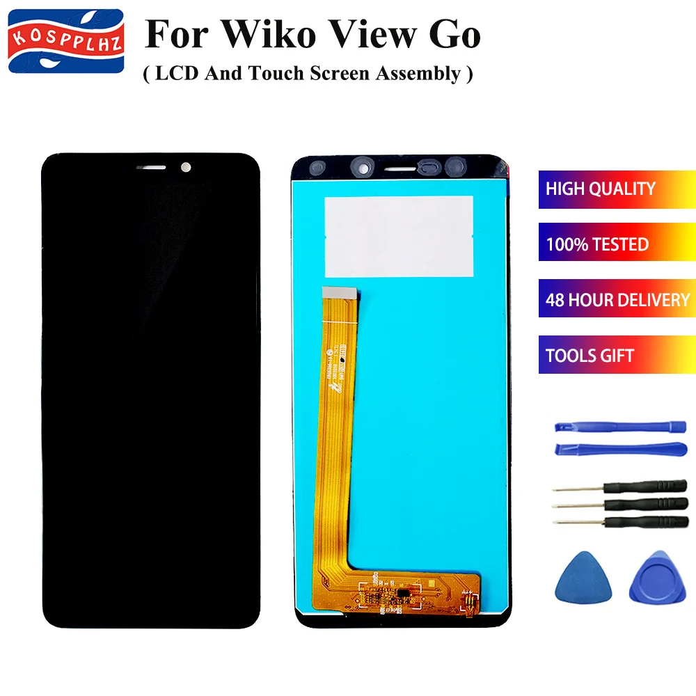 ЖК дисплей 5 7 дюйма для Wiko View Go + 1440x720 кодирующий преобразователь сенсорного