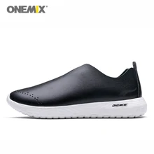 ONEMIX slip-on обувь мягкий дезодорант стелька поглощение влаги свиная кожа легкие туфли женские кроссовки для прогулок