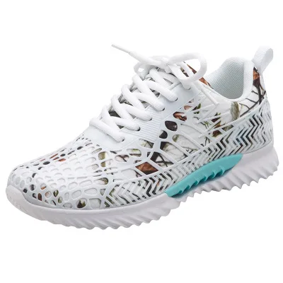Casual Camouflage Blanc Nouveau 3 Sauvages Respirant D'été Épaisses 2 Femmes De Chaussures Maille Sport 4 1 vBqIxT
