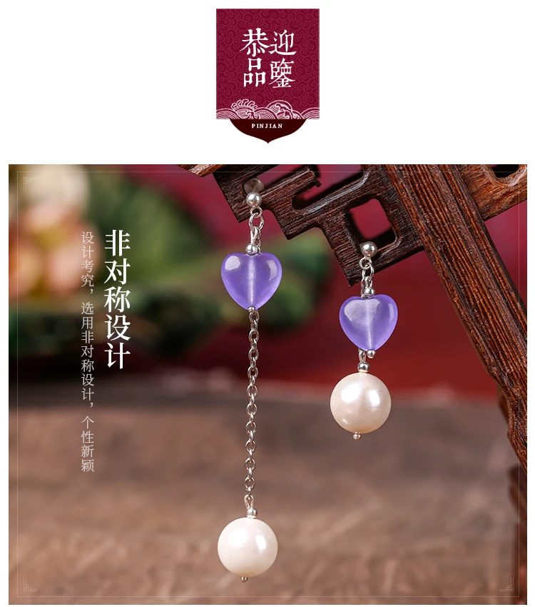 

silver earrings product national wind restoring ancient ways personality temperament joker eardrop hipster earrings
