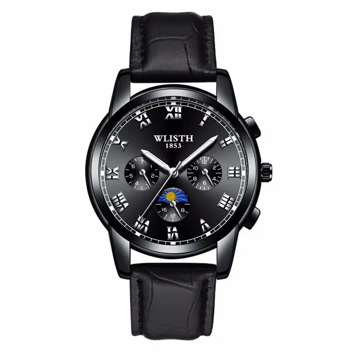 WLISTH relogio masculino мужские водонепроницаемые модные часы мужские кварцевые наручные часы люксовый бренд часы - Цвет: 8