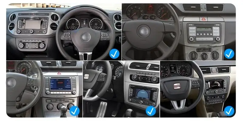Top Car DVD 2Din Player 8"Steering Wheel For Volkswagen VW GOLF5/6 POLO PASSAT EOS 8Core Android 8.0 GPS Navigation 4GRAM+32GB ROM 2