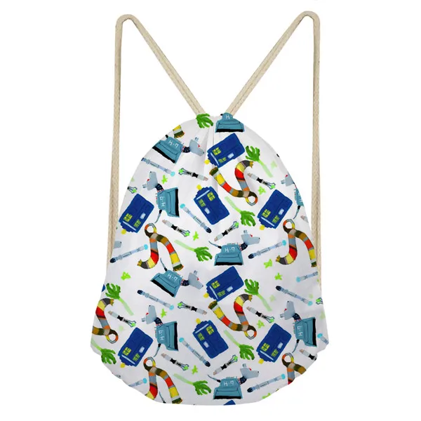 FORUDESIGNS/горячая Распродажа медсестры Брендовая Дизайнерская обувь Drawstring Рюкзак Для женщин маленьких девочек детская школьная сумка карман мешок дамы сумка для покупок - Цвет: H5808AQ