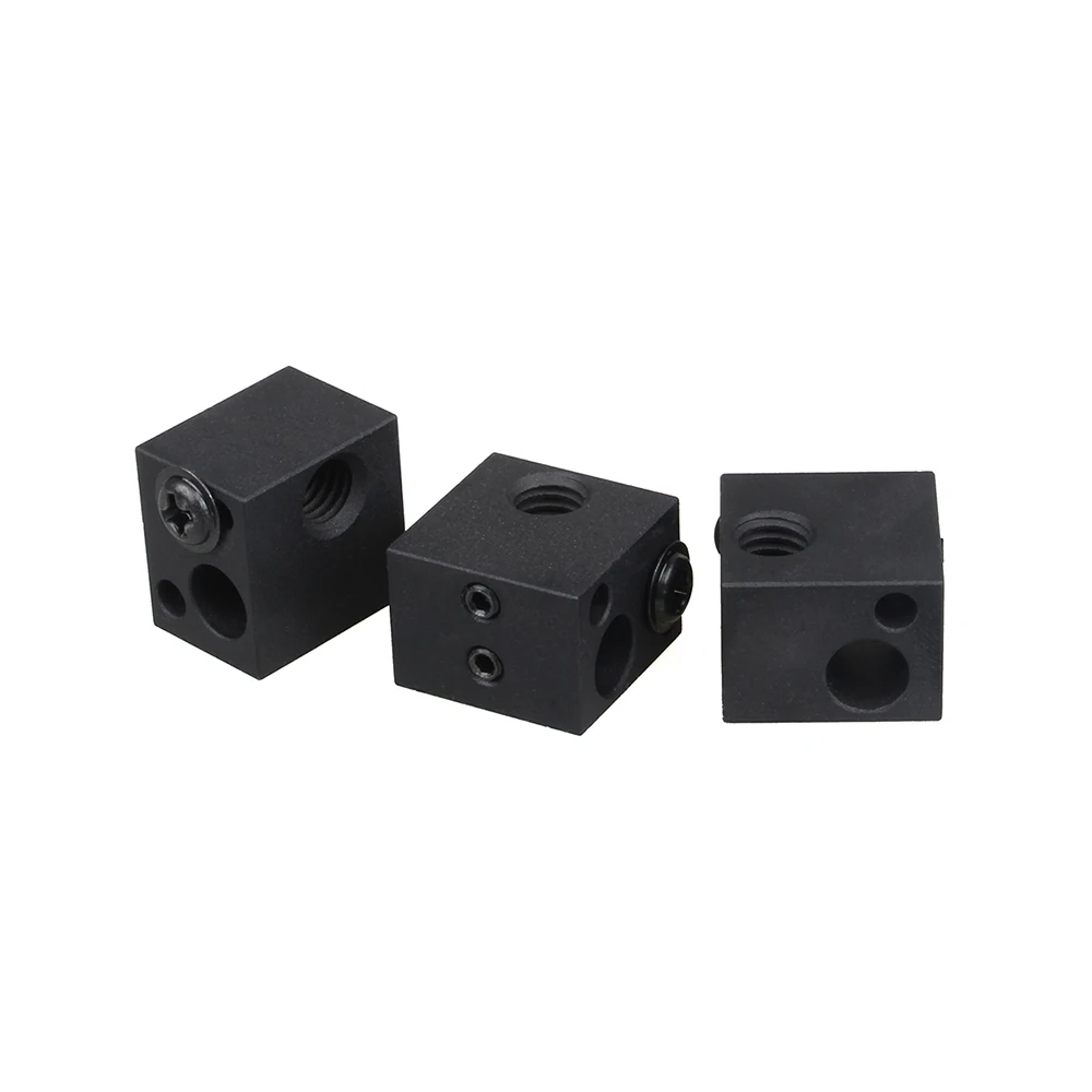LERDGE الألومنيوم الحرارة كتلة ل J-رئيس الطارد HotEnd 3D طابعات سيليكون الجوارب أجزاء BP6 التدفئة كتلة اكسسوارات
