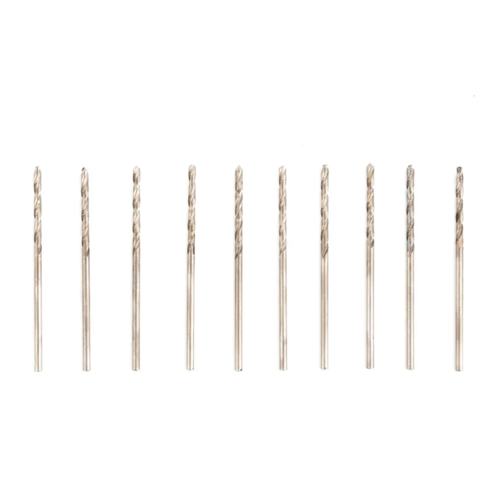 

10 Pcs 1.6mm HSS Quality Precision Micro Straight Shank Twist Drill Bits Kit Stock Offer