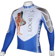PALADIN "3D Русалка" мужская с длинным рукавом Велоспорт Джерси велосипед рубашка велосипедная одежда