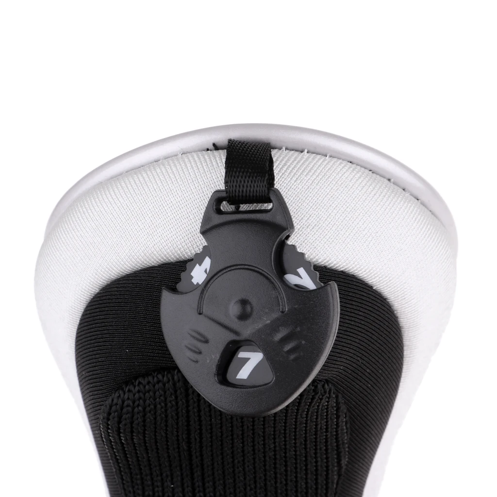 1 Pcs Universal Golf Hybrid UT Club Rescue Head Cover Putter Cover Headcover with Number Tag 2, 3, 4, 5, 7, X Club Accessories
