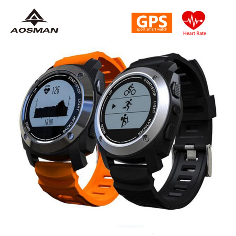 

AOSMAN Sports Smartwatch S928 Waterproof GPS Bluetooth Watch Real-time Heart Rate Monitor Smart Wristband for Android IOS Phone