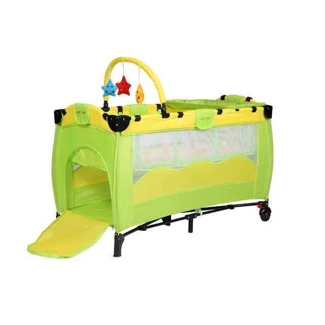 Green Hralth Sfe Infant Cartoon Crib Shelf Exporting High Profile