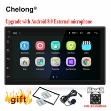 Android 8.0 universal Car Radio 7″ 2 din car radio gps android 2din Car DVD Player GPS NAVIGATION WIFI Bluetooth MP5 Player