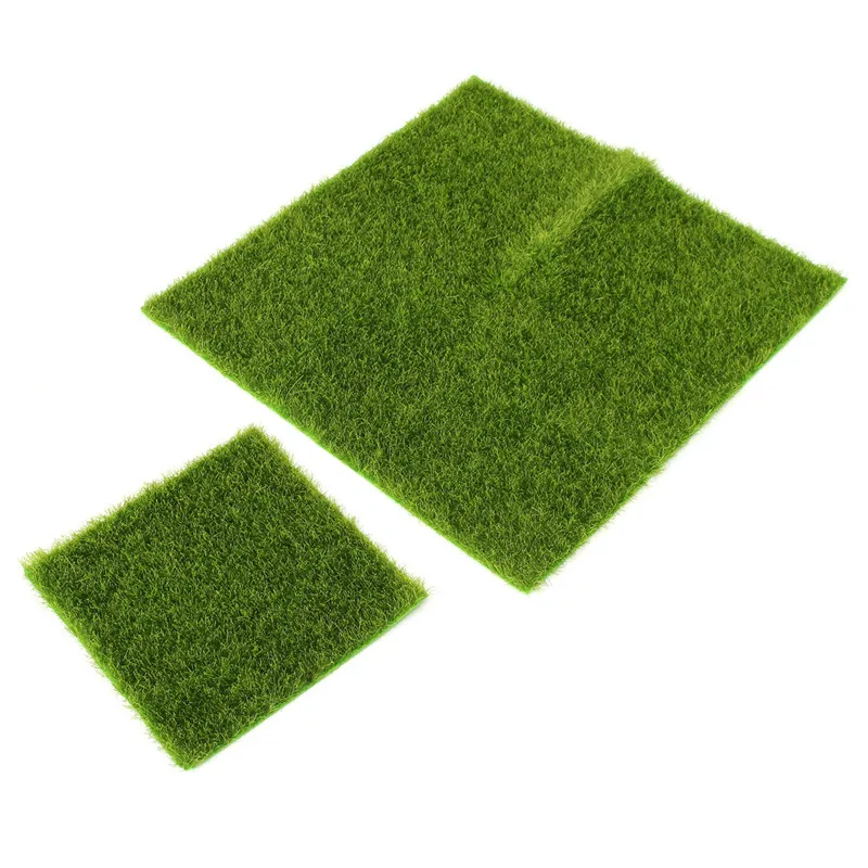 

15x15cm 30x30cm Grass Mat Artificial Lawn Moss Miniature Craft Dollhouse For DIY Simulation Garden Floor Decoration