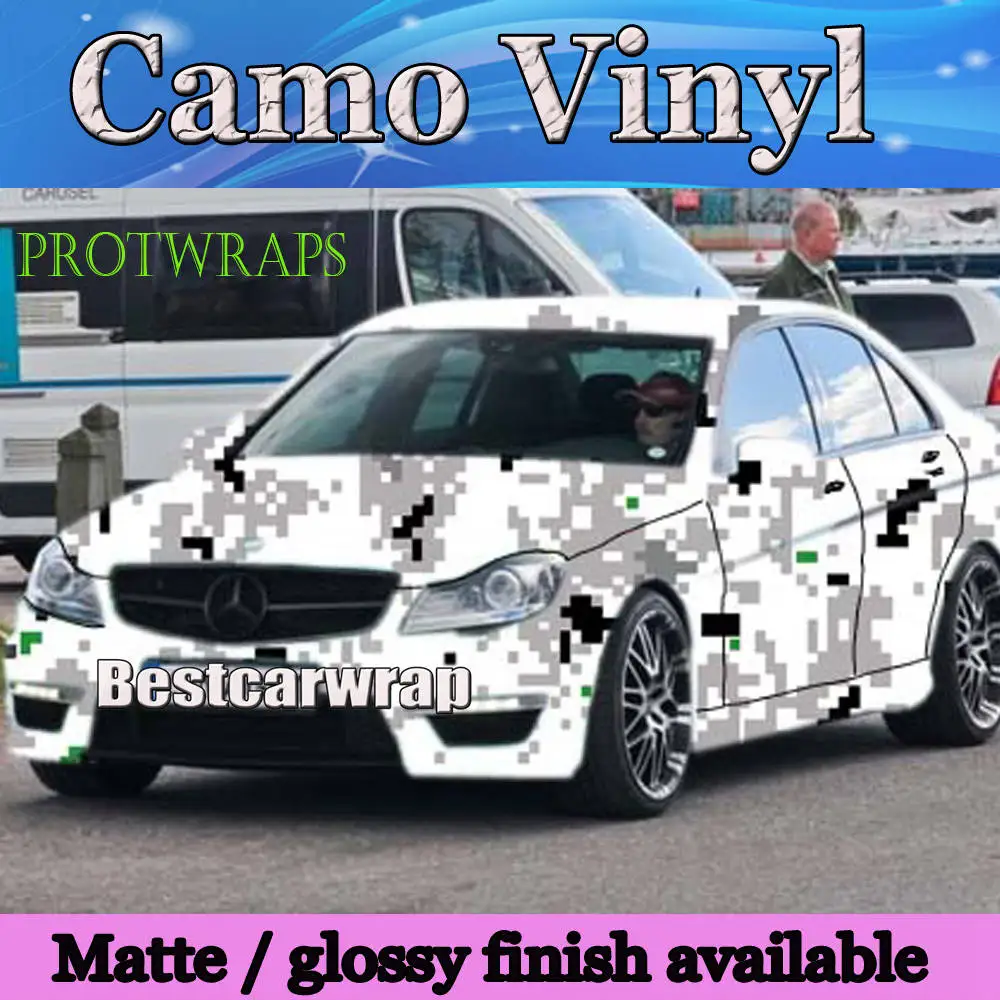356 digital white green camo vinyl car wrapping film.jpg