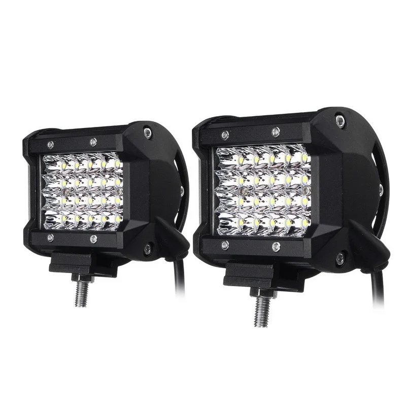 

2PCS Foggy Lights 240W Car Fog Lights IP68 Waterproof Auto Back Light LED Driving Work Light White 24PCS LED Chips Spotlight