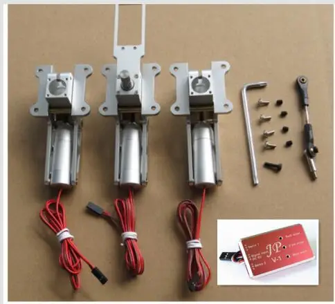 

RC Metal Servoless Retract with Metal Block Retractable Servo Landing Gear 12kg to 17kg For Fixed-wing aircraft Air Plane