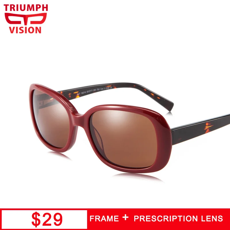 Солнцезащитные очки TRIUMPH VISION для женщин Овальные с диоптриями защитой от