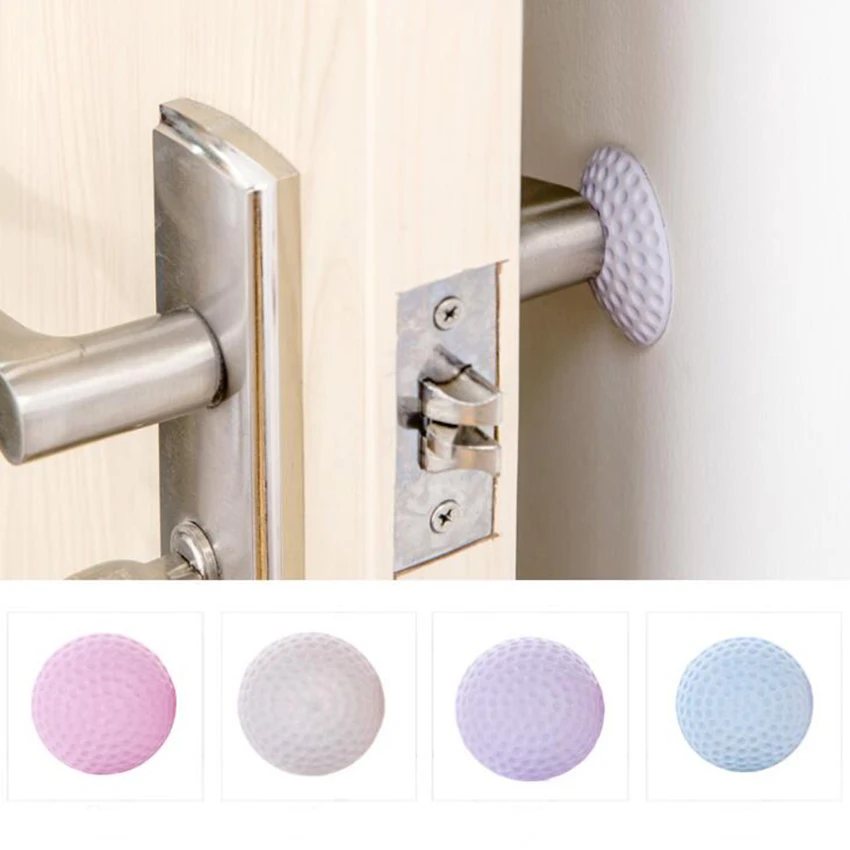 

High Qaulity 2018 DIY Door Doorknob Back Wall Protector Savor Shockproof Crash Pad Wallpaper Wall Stickers