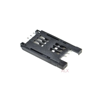 5PCS SIM Card holder 6P SMT SMD 6 PIN Card Socket / 6pin Slot / Seats/ Holder connector for phone