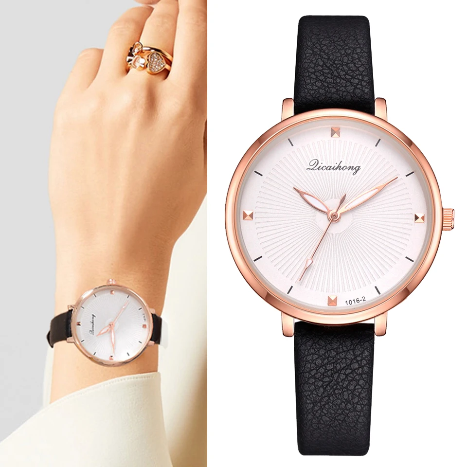 

2018 Ladies Wrist Watches New Women Leather Sport Dress Quartz Clock Watch Luxury Top Brand Bracelet Ladies Watch Gift
