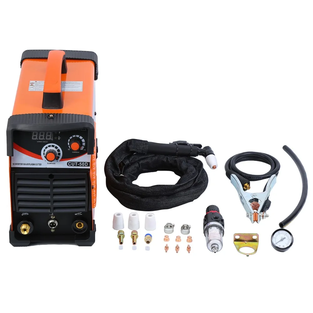 

New Upgrade Plasma Cutter CUT50D 60% duty cycle plasma cutter power up to 12mm