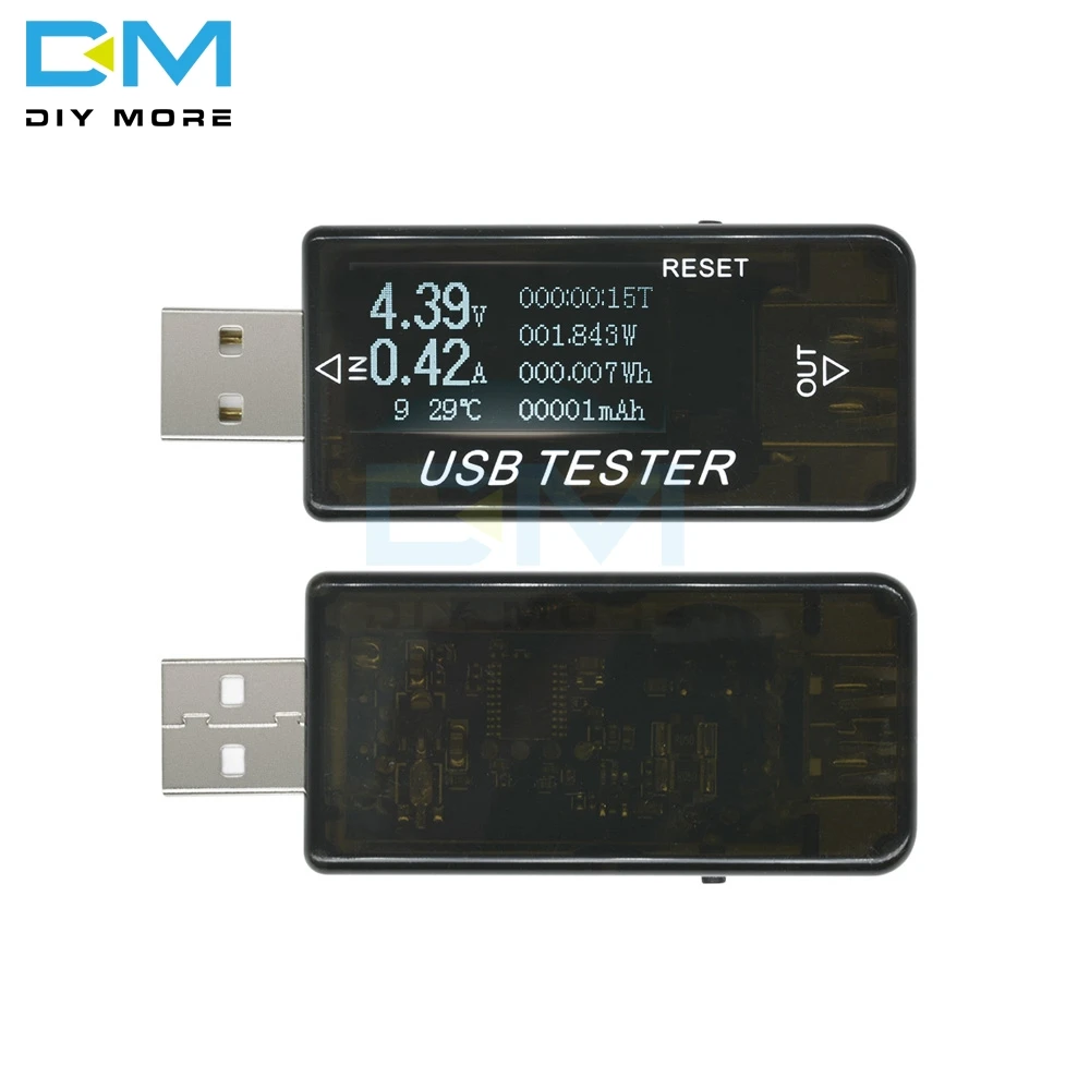 Цифровой USB Амперметр с ЖК дисплеем 6 в 1|ЖК-модули| |