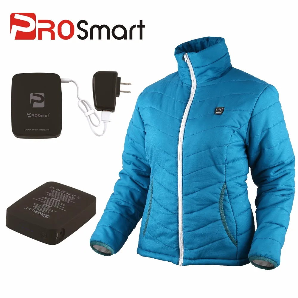 PROsmart Winter Women's Battery Heated Down Jacket Heated Coat Quickly