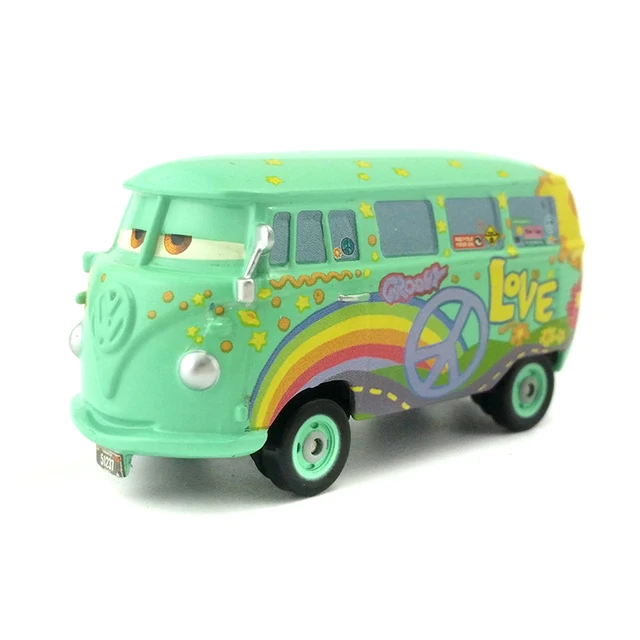 Disney Pixar Cars Fillmore 155 Diecast Metal Alloy Toy Car Model Loose