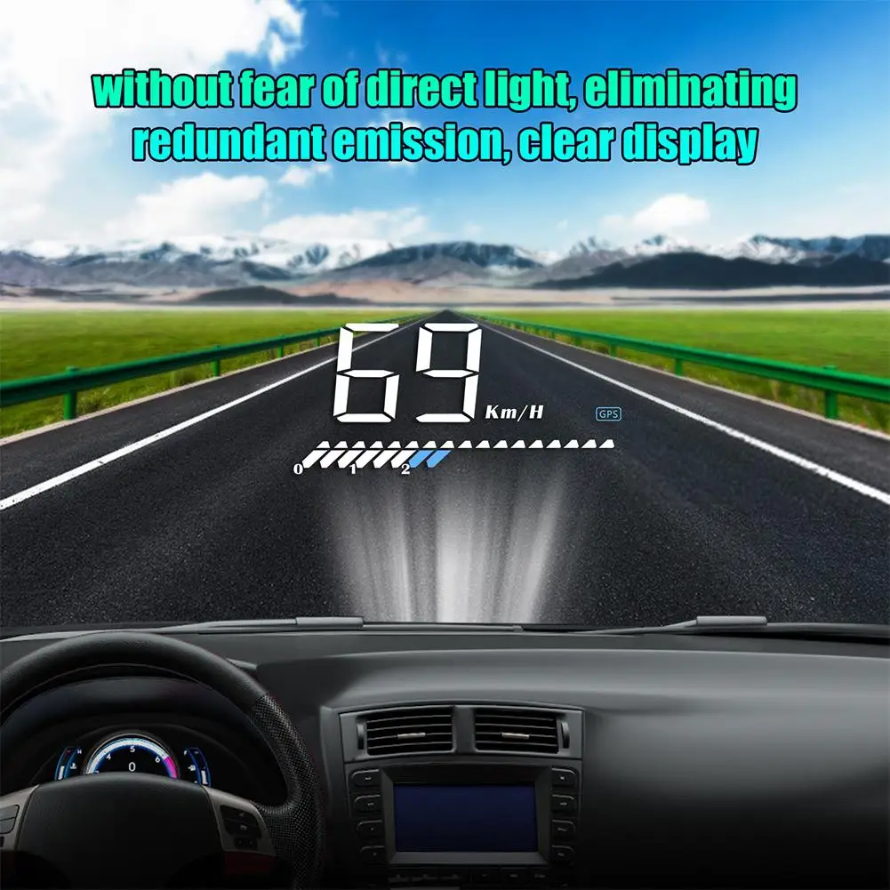 Dragonpad M7 светодиодный дисплей с цветным экраном HUD gps скорость OBD2 код ошибки устранение автомобиля диагностический инструмент