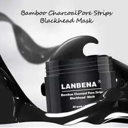 Бамбуковый уголь Активированный Маска для удаления черных точек с 60 шт. бумага пор полосы очистить маска для носа уход за кожей